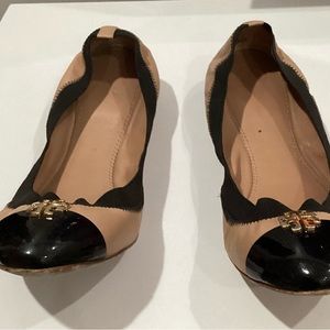Worn Tory Burch Ballerina Shoes